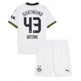 Borussia Dortmund Jamie Bynoe-Gittens #43 Derde tenue Kids 2024-25 Korte Mouw (+ Korte broeken)