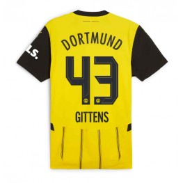 Borussia Dortmund Jamie Bynoe-Gittens #43 Thuis tenue 2024-25 Korte Mouw