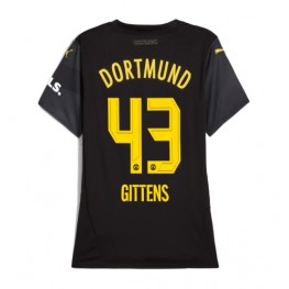 Borussia Dortmund Jamie Bynoe-Gittens #43 Uit tenue Dames 2024-25 Korte Mouw