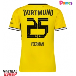 Borussia Dortmund Joey Veerman #25 Thuis tenue Dames 2026-27 Korte Mouw