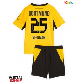 Borussia Dortmund Joey Veerman #25 Thuis tenue Kids 2026-27 Korte Mouw (+ Korte broeken)