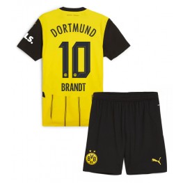 Borussia Dortmund Julian Brandt #10 Thuis tenue Kids 2024-25 Korte Mouw (+ Korte broeken)