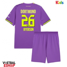 Borussia Dortmund Julian Ryerson #26 Derde tenue Kids 2026-27 Korte Mouw (+ Korte broeken)