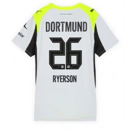 Borussia Dortmund Julian Ryerson #26 Uit tenue Dames 2025-26 Korte Mouw Borussia Dortmund Julian Ryerson #26 Uit tenue Dames 2025-26 Korte Mouw