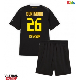 Borussia Dortmund Julian Ryerson #26 Uit tenue Kids 2026-27 Korte Mouw (+ Korte broeken)