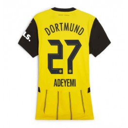 Borussia Dortmund Karim Adeyemi #27 Thuis tenue Dames 2024-25 Korte Mouw