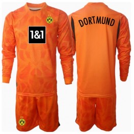 Borussia Dortmund Keeper Derde tenue Kids 2024-25 Lange Mouw (+ Korte broeken)