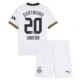 Borussia Dortmund Marcel Sabitzer #20 Derde tenue Kids 2024-25 Korte Mouw (+ Korte broeken)