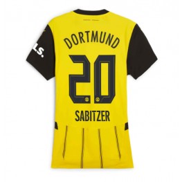 Borussia Dortmund Marcel Sabitzer #20 Thuis tenue Dames 2024-25 Korte Mouw