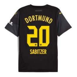 Borussia Dortmund Marcel Sabitzer #20 Uit tenue 2024-25 Korte Mouw