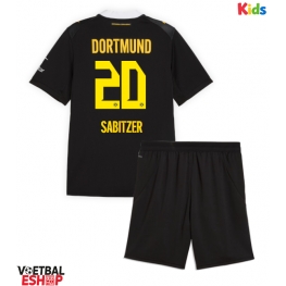 Borussia Dortmund Marcel Sabitzer #20 Uit tenue Kids 2026-27 Korte Mouw (+ Korte broeken)