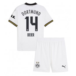 Borussia Dortmund Maximilian Beier #14 Derde tenue Kids 2024-25 Korte Mouw (+ Korte broeken)