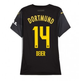 Borussia Dortmund Maximilian Beier #14 Uit tenue Dames 2024-25 Korte Mouw