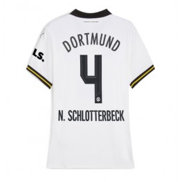 Borussia Dortmund Nico Schlotterbeck #4 Derde tenue Dames 2024-25 Korte Mouw