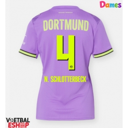 Borussia Dortmund Nico Schlotterbeck #4 Derde tenue Dames 2026-27 Korte Mouw