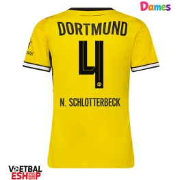 Borussia Dortmund Nico Schlotterbeck #4 Thuis tenue Dames 2026-27 Korte Mouw