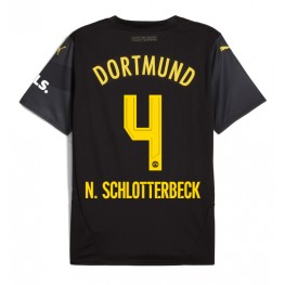 Borussia Dortmund Nico Schlotterbeck #4 Uit tenue 2024-25 Korte Mouw