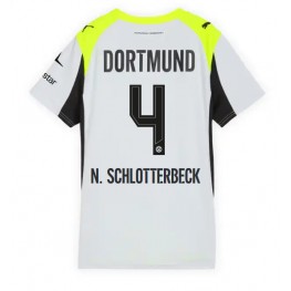 Borussia Dortmund Nico Schlotterbeck #4 Uit tenue Dames 2025-26 Korte Mouw