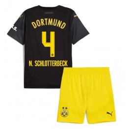 Borussia Dortmund Nico Schlotterbeck #4 Uit tenue Kids 2024-25 Korte Mouw (+ Korte broeken)