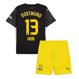Borussia Dortmund Pascal Gross #13 Uit tenue Kids 2024-25 Korte Mouw (+ Korte broeken)