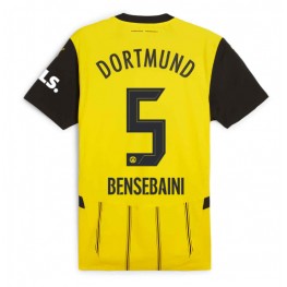 Borussia Dortmund Ramy Bensebaini #5 Thuis tenue 2024-25 Korte Mouw