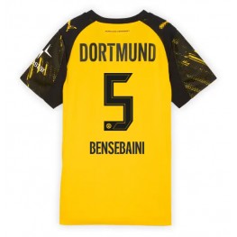 Borussia Dortmund Ramy Bensebaini #5 Thuis tenue Dames 2025-26 Korte Mouw Borussia Dortmund Ramy Bensebaini #5 Thuis tenue Dames 2025-26 Korte Mouw