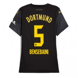 Borussia Dortmund Ramy Bensebaini #5 Uit tenue Dames 2024-25 Korte Mouw
