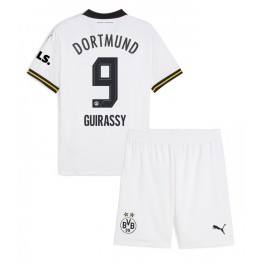 Borussia Dortmund Serhou Guirassy #9 Derde tenue Kids 2024-25 Korte Mouw (+ Korte broeken)