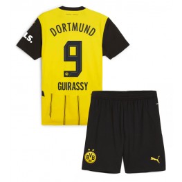 Borussia Dortmund Serhou Guirassy #9 Thuis tenue Kids 2024-25 Korte Mouw (+ Korte broeken)