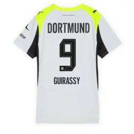 Borussia Dortmund Serhou Guirassy #9 Uit tenue Dames 2025-26 Korte Mouw Borussia Dortmund Serhou Guirassy #9 Uit tenue Dames 2025-26 Korte Mouw