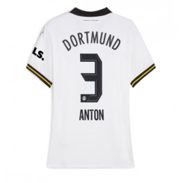 Borussia Dortmund Waldemar Anton #3 Derde tenue Dames 2024-25 Korte Mouw