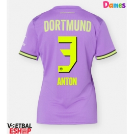 Borussia Dortmund Waldemar Anton #3 Derde tenue Dames 2026-27 Korte Mouw