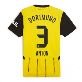 Borussia Dortmund Waldemar Anton #3 Thuis tenue 2024-25 Korte Mouw
