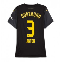Borussia Dortmund Waldemar Anton #3 Uit tenue Dames 2024-25 Korte Mouw