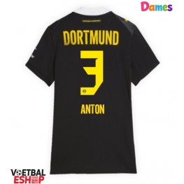 Borussia Dortmund Waldemar Anton #3 Uit tenue Dames 2026-27 Korte Mouw