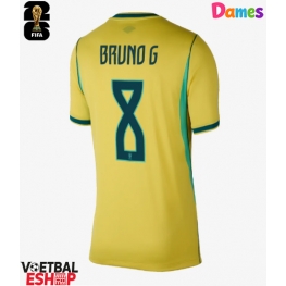 Brazilië Bruno Guimaraes #8 Thuis tenue Dames WK 2026 Korte Mouw
