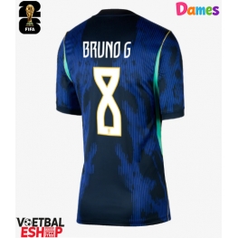 Brazilië Bruno Guimaraes #8 Uit tenue Dames WK 2026 Korte Mouw