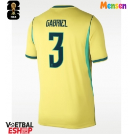 Brazilië Gabriel Magalhaes #3 Thuis tenue WK 2026 Korte Mouw