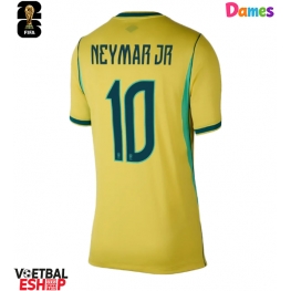 Brazilië Neymar Jr #10 Thuis tenue Dames WK 2026 Korte Mouw