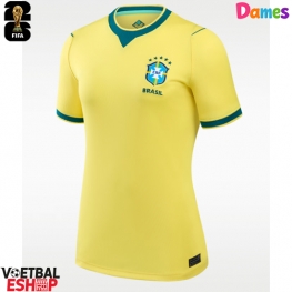 Brazilië Thuis tenue Dames WK 2026 Korte Mouw