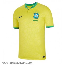 Brazilië Thuis tenue WK 2022 Korte Mouw