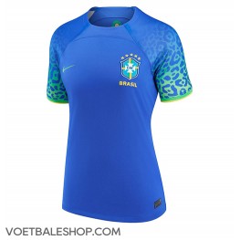 Brazilië Uit tenue Dames WK 2022 Korte Mouw