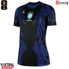 Brazilië Uit tenue Dames WK 2026 Korte Mouw