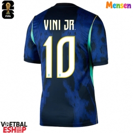 Brazilië Vinicius Junior #10 Uit tenue WK 2026 Korte Mouw