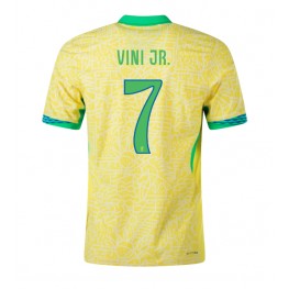 Brazilië Vinicius Junior #7 Thuis tenue Copa America 2024 Korte Mouw
