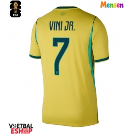 Brazilië Vinicius Junior #7 Thuis tenue WK 2026 Korte Mouw