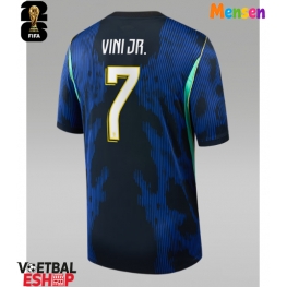 Brazilië Vinicius Junior #7 Uit tenue WK 2026 Korte Mouw