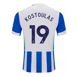 Brighton Charalampos Kostoulas #19 Thuis tenue 2025-26 Korte Mouw