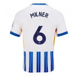Brighton James Milner #6 Thuis tenue 2024-25 Korte Mouw
