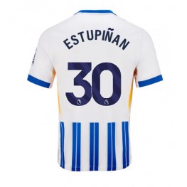 Brighton Pervis Estupinan #30 Thuis tenue 2024-25 Korte Mouw